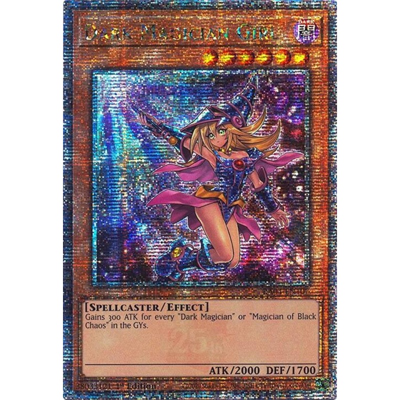 Dark Magician Girl (7th Art) [RA04-EN107] Quarter Century Secret Rare