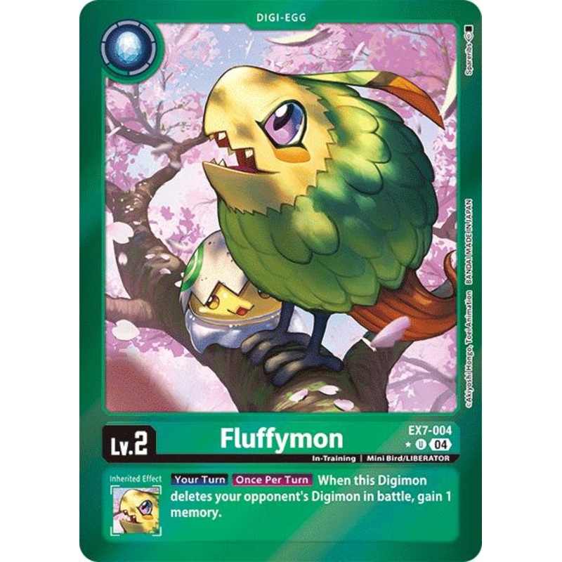 Fluffymon [EX7-004] (Foil) [Digimon LIBERATOR]