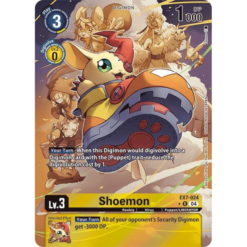 Shoemon [EX7-024] (Alternate Art) [Digimon LIBERATOR]