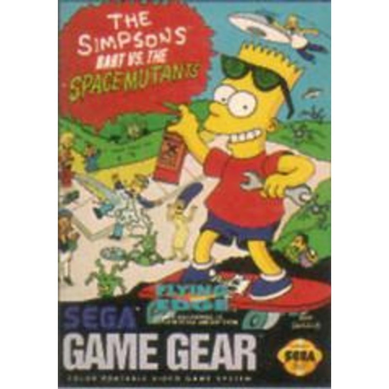 The Simpsons Bart vs the Space Mutants – Sega Game Gear