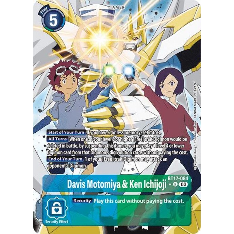 Davis Motomiya & Ken Ichijoji [BT17-084] (Alternate Art) [Secret Crisis]