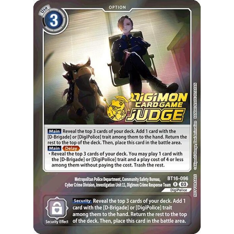 Metropolitan Police Department, Community Safety Bureau, Cyber Crime Division… [BT16-096] (Judge Pack 6) [Beginning Observer]